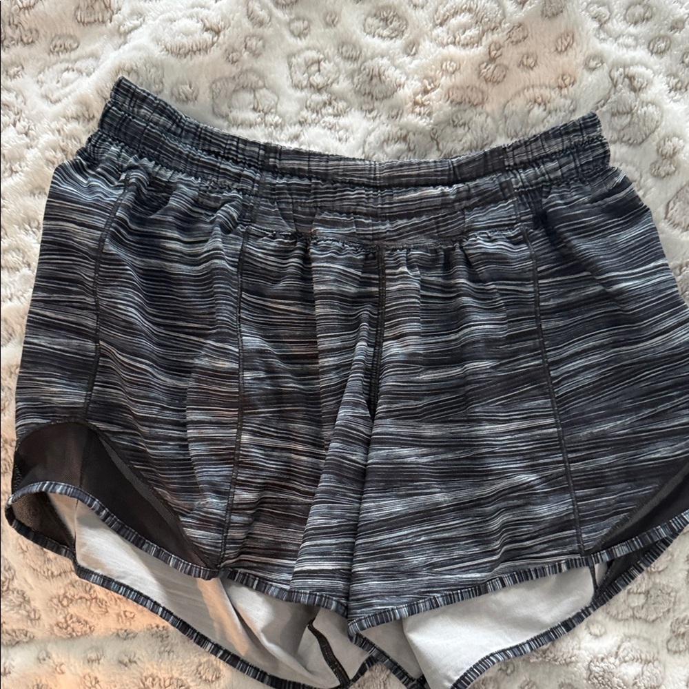 Lululemon shorts and good used condition, but the liner has been cut out